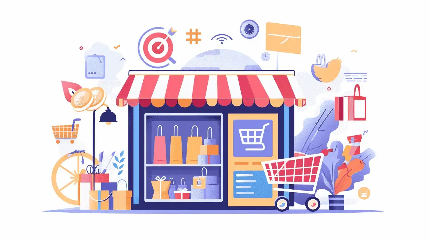 תמונת אילוסטרציה של e-commerce
